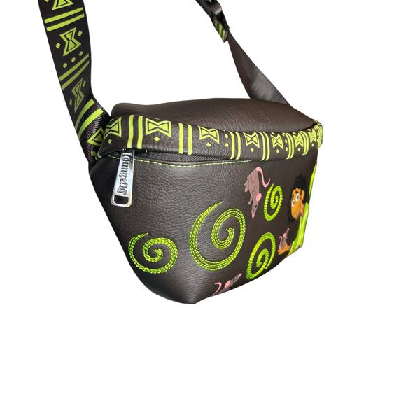 Loungefly Disney  Encanto We Don’t Talk About Bruno Fanny Pack NEW glow in dark - Picture 4 of 8